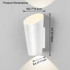 WOMO Cylinder Up Down Outdoor Wall Light-WM9139 thumbnail
