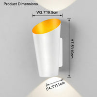 WOMO Cylinder Up Down Outdoor Wall Light-WM9139