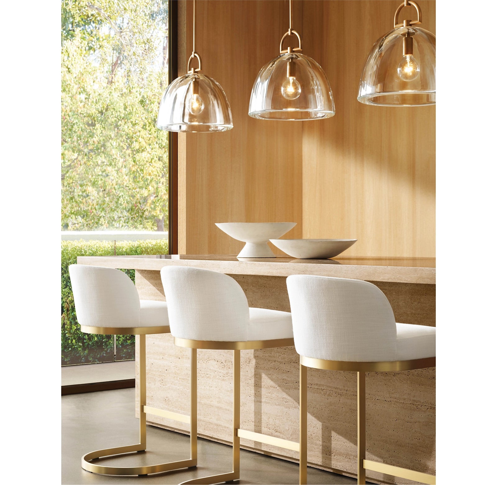 WOMO Dome Crystal Pendant Light - Botanist