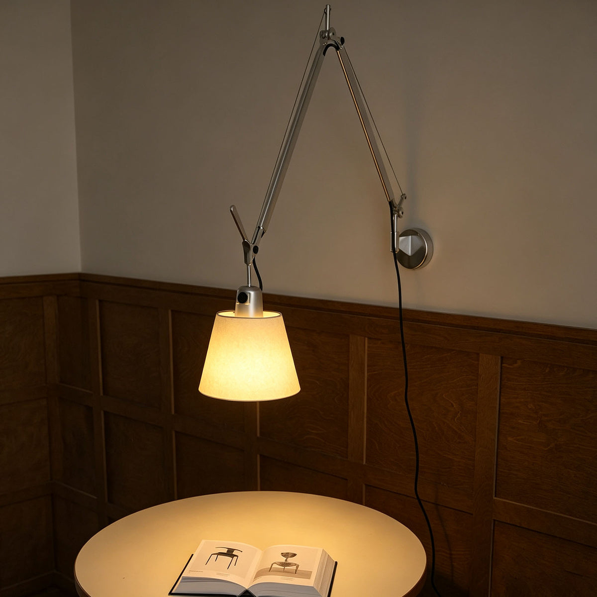 WOMO Mid Century Modern Swing Arm Wall Lamp-WM3204