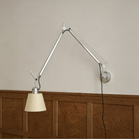 WOMO Mid Century Modern Swing Arm Wall Lamp-WM3204
