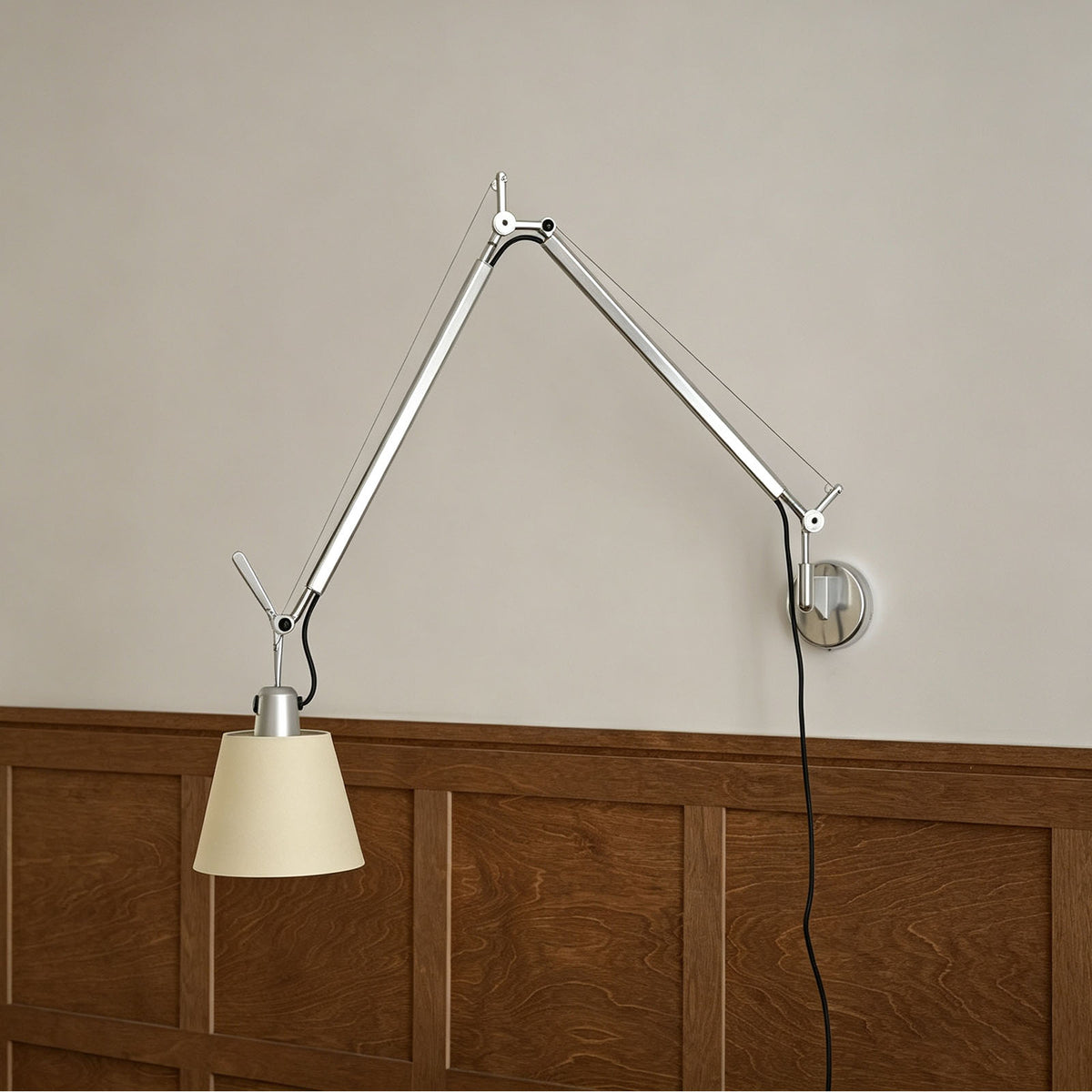 WOMO Mid Century Modern Swing Arm Wall Lamp-WM3204
