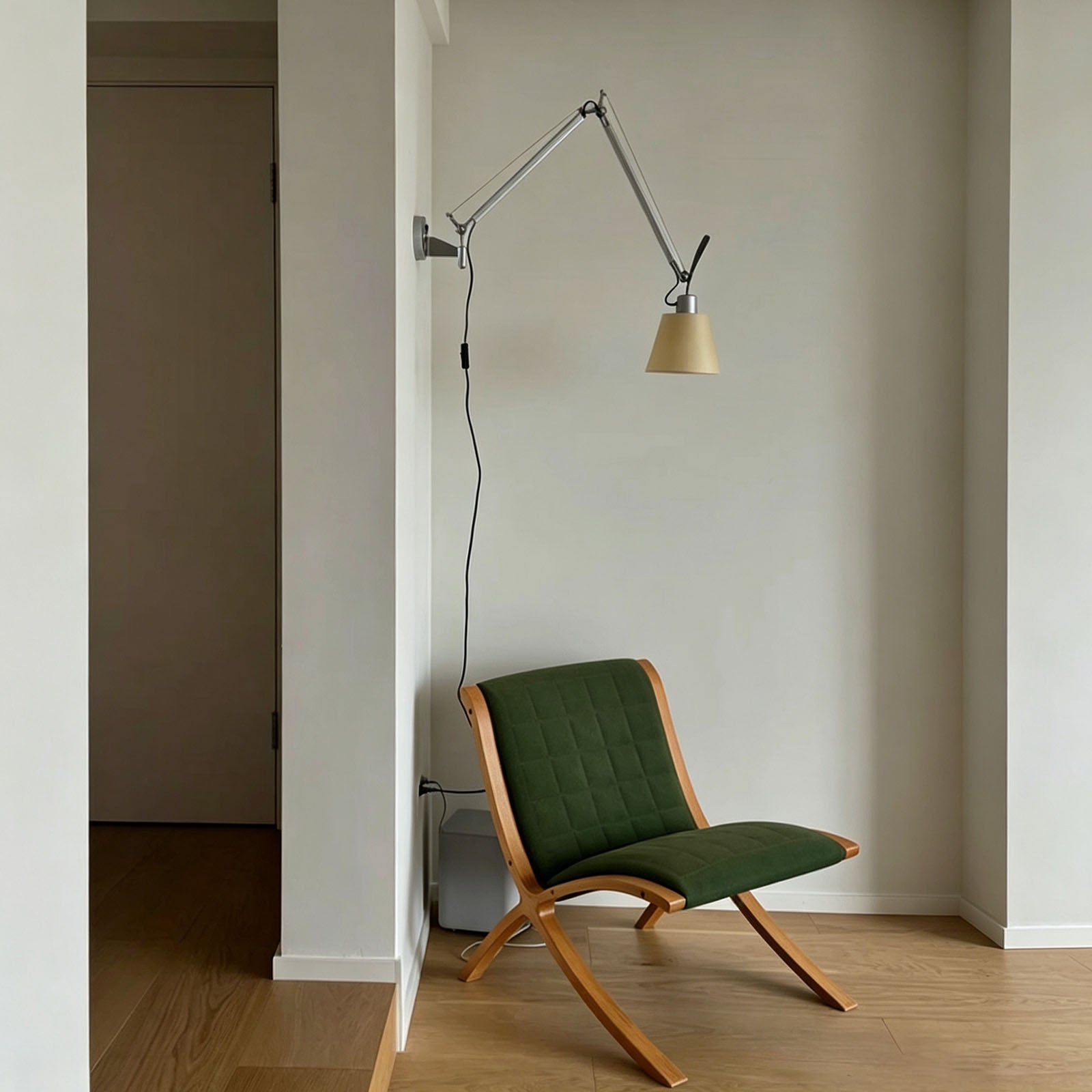 WOMO Mid Century Modern Swing Arm Wall Lamp-WM3204
