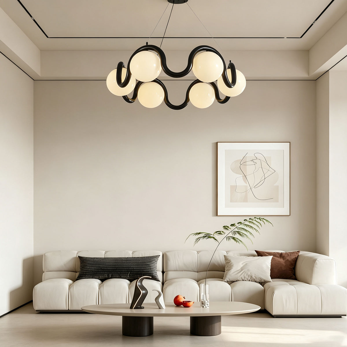 WOMO Art Deco Flower Chandelier-WM3209