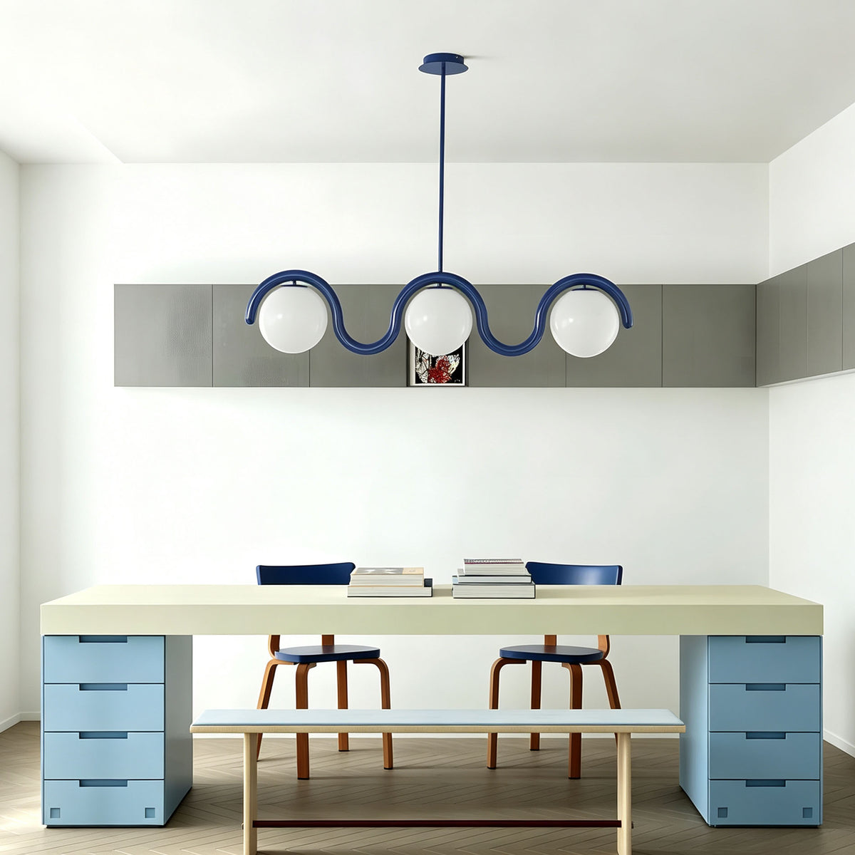 WOMO Modern Minimalist Linear Pendant Light-WM3211