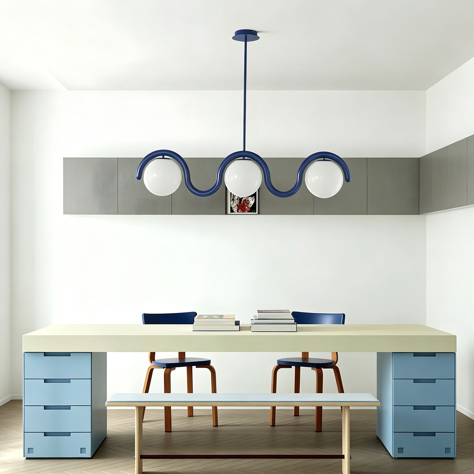 WOMO Modern Minimalist Linear Pendant Light-WM3211