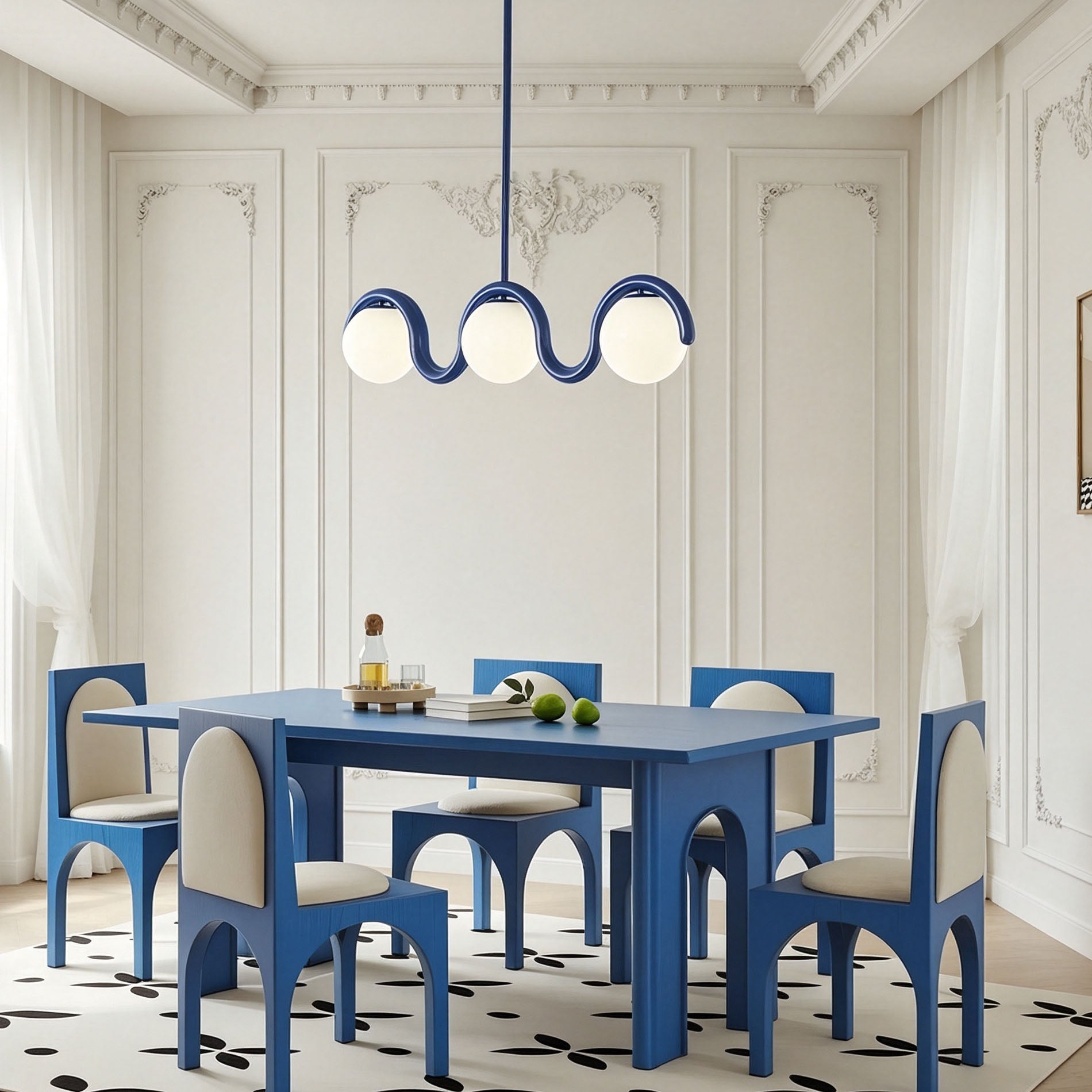 WOMO Modern Minimalist Linear Pendant Light-WM3211