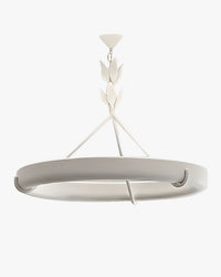 WOMO Mid Century Modern Plaster Round Chandelier-WM3216