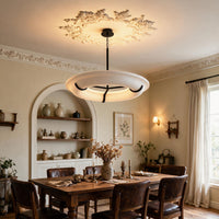 WOMO Wabi-sabi Plaster Round Chandelier-WM3217