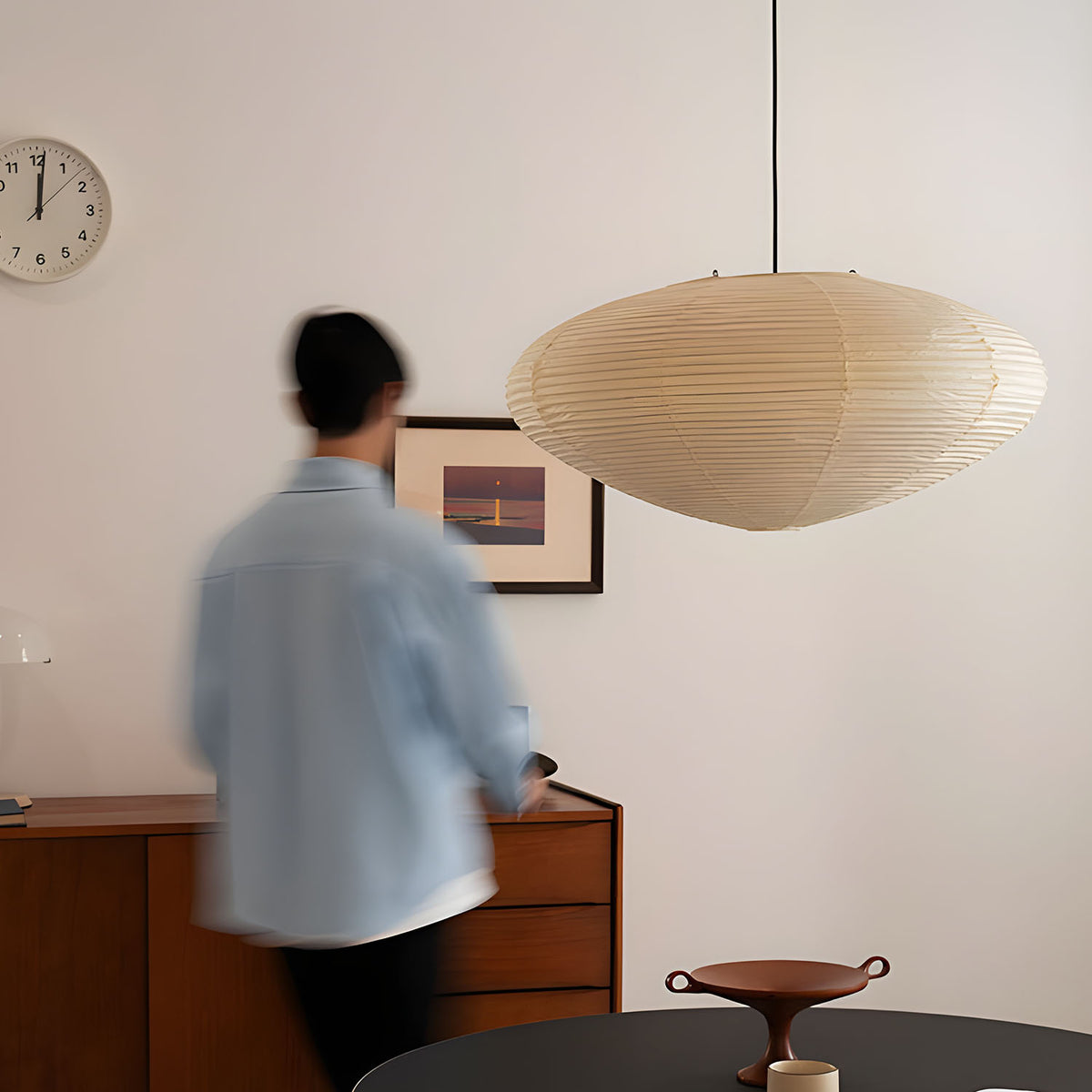 WOMO Scandinavian Paper Dome Chandelier-WM3219