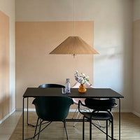 WOMO Mid Century Modern Bamboo Cone Chandelier-WM3220