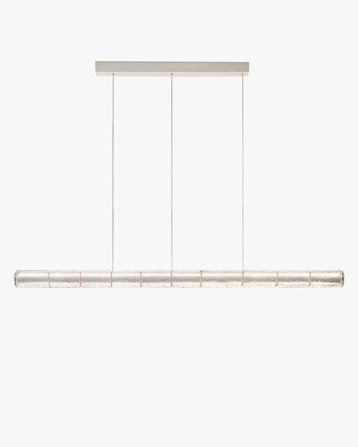 WOMO Minimalist Glass Linear Chandelier-WM3222