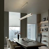 WOMO Minimalist Glass Linear Chandelier-WM3222