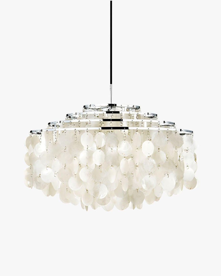 WOMO Art Deco Seashell Cone Chandelier-WM3223