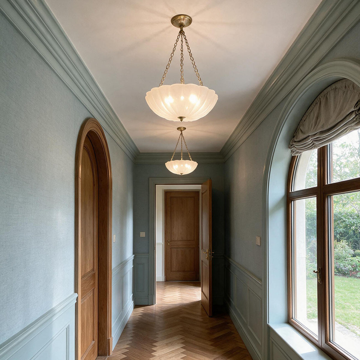 WOMO Modern Glass Dome Chandelier-WM3226