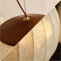 WOMO Fabric Lantern Pendant Light-WM3231