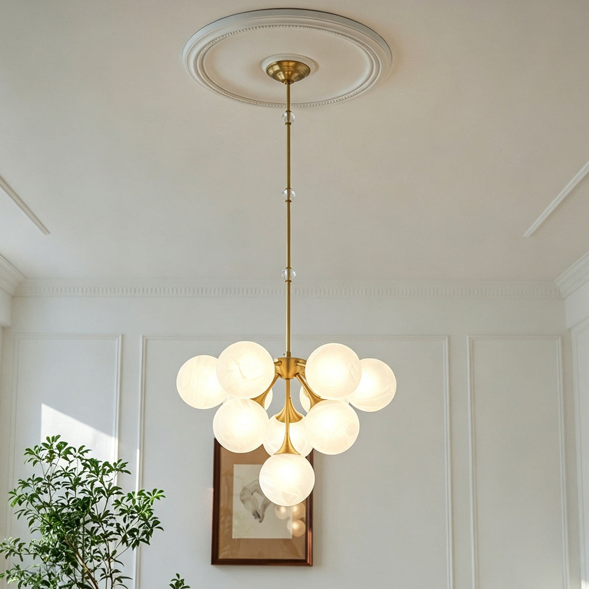 WOMO Glass Bubble Pendant Light-WM3232