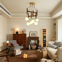 WOMO Wood Molecular Chandelier-WM3233
