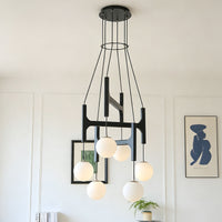 WOMO Wood Molecular Chandelier-WM3233