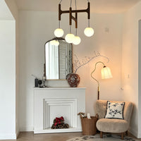WOMO Wood Molecular Chandelier-WM3233
