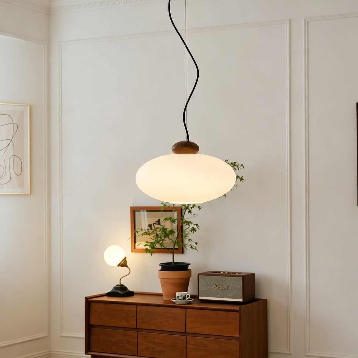 WOMO Wabi-sabi Glass Pendant Light-WM3234