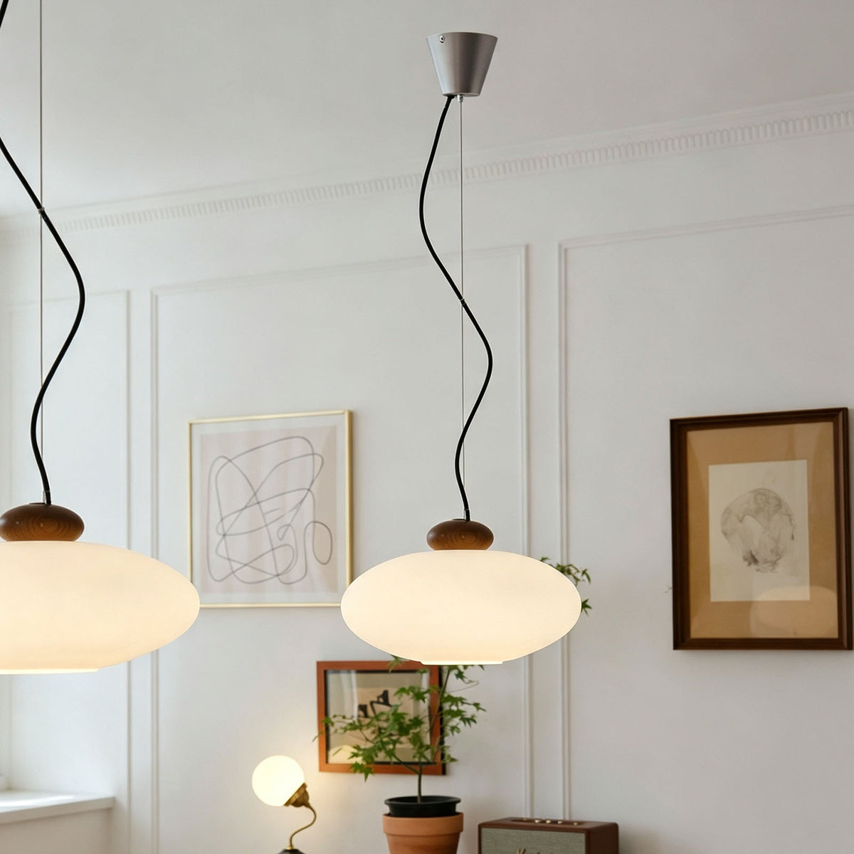 WOMO Wabi-sabi Glass Pendant Light-WM3234