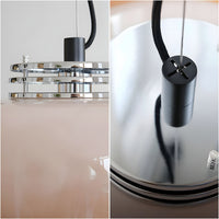 WOMO Drum Caramel Glass Pendant Light-WM3235