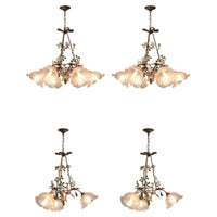 WOMO French Ribbed Glass Pendant Light-WM3237