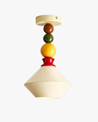 WOMO Mid‑Century Colorful Bead Pendant Light-WM3239