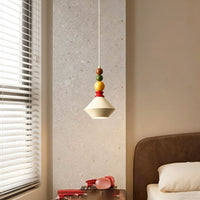 WOMO Mid‑Century Colorful Bead Pendant Light-WM3239