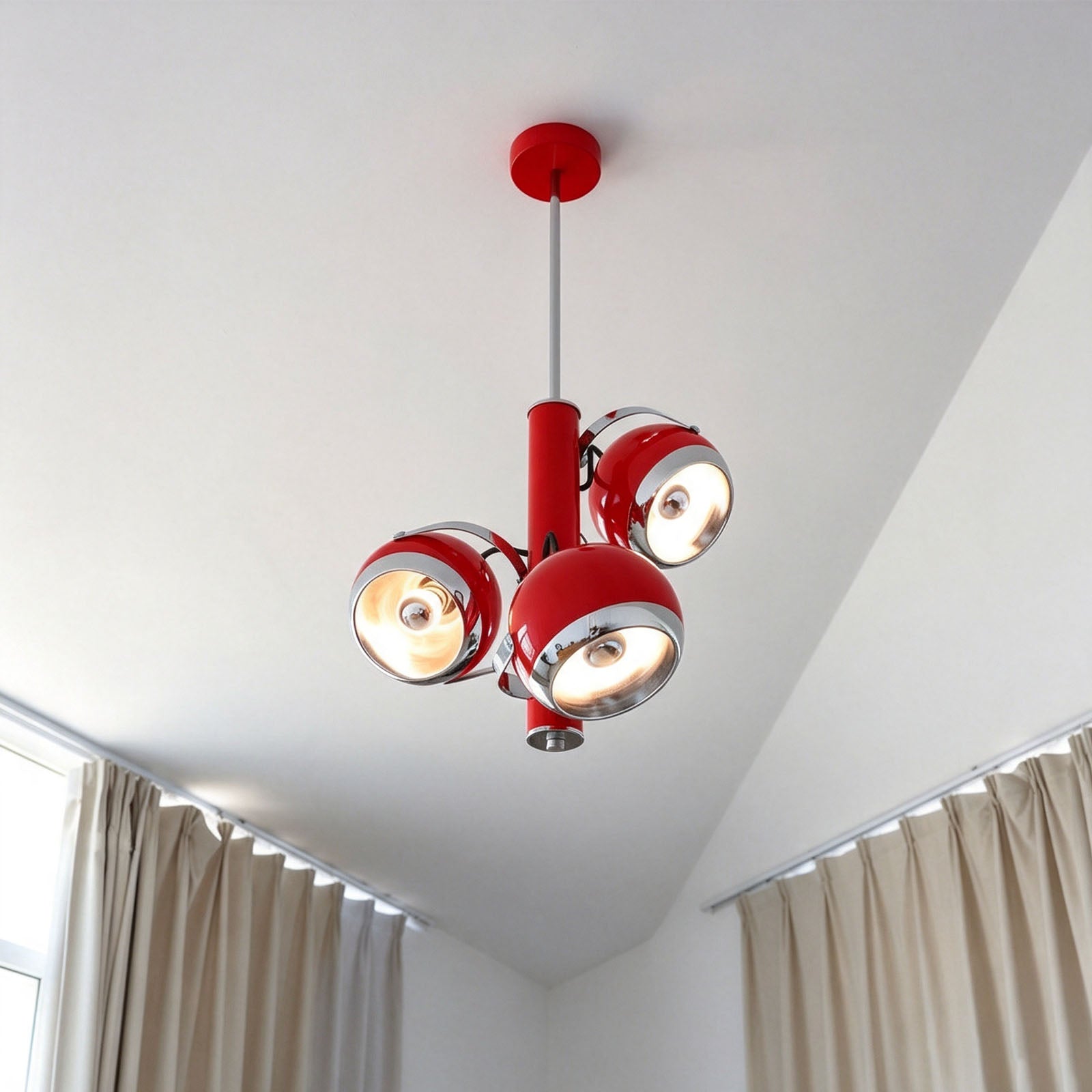 WOMO Memphis Multi‑head Globe Pendant Light-WM3240