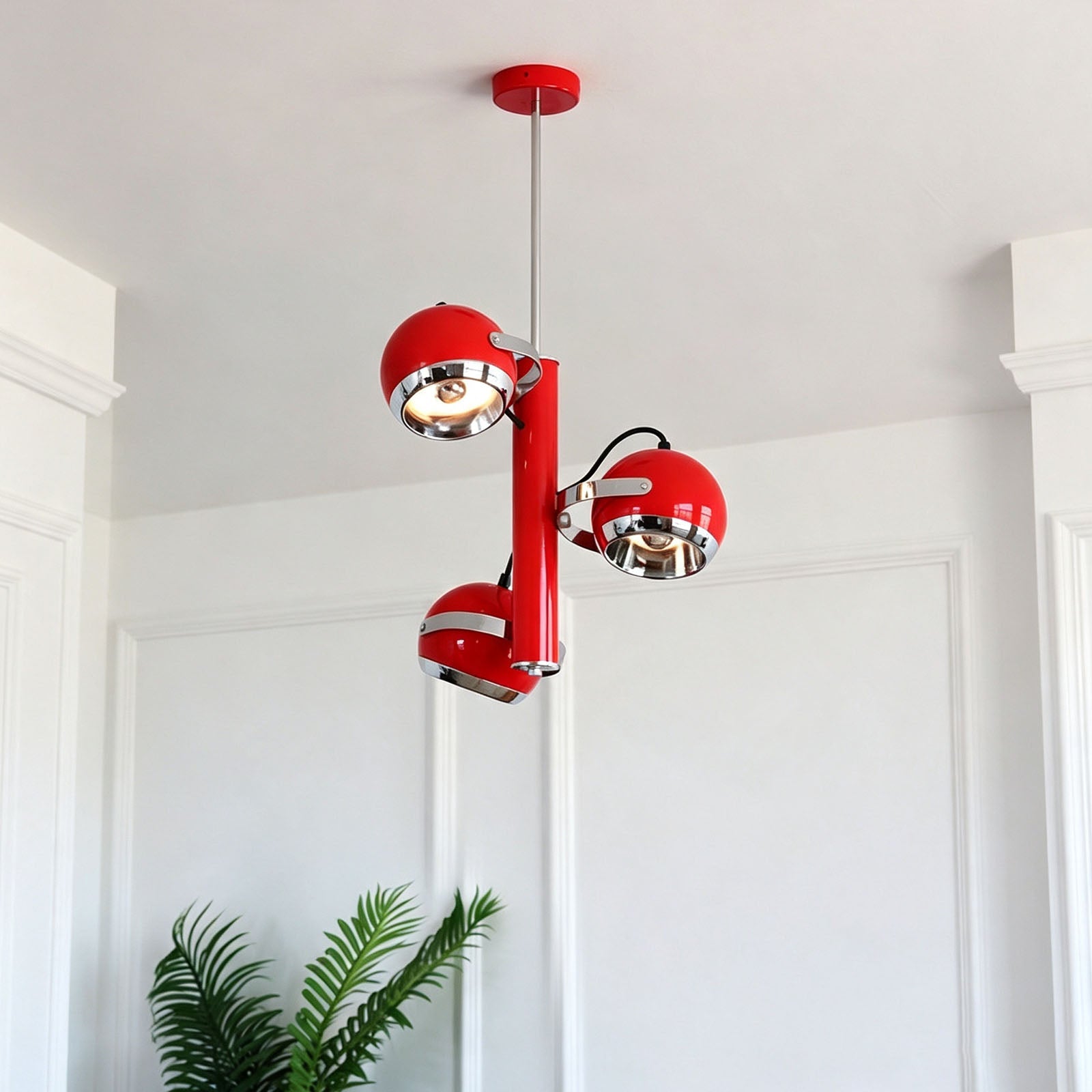 WOMO Memphis Multi‑head Globe Pendant Light-WM3240