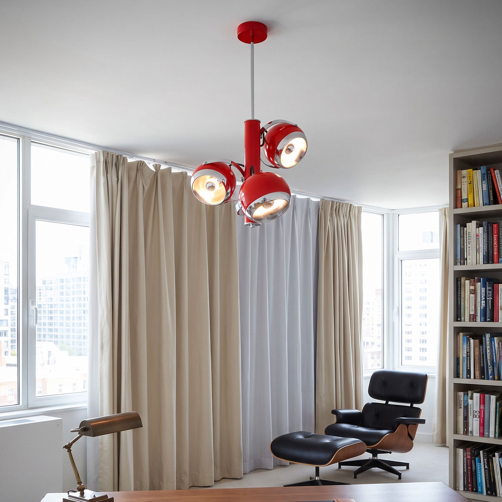WOMO Memphis Multi‑head Globe Pendant Light-WM3240