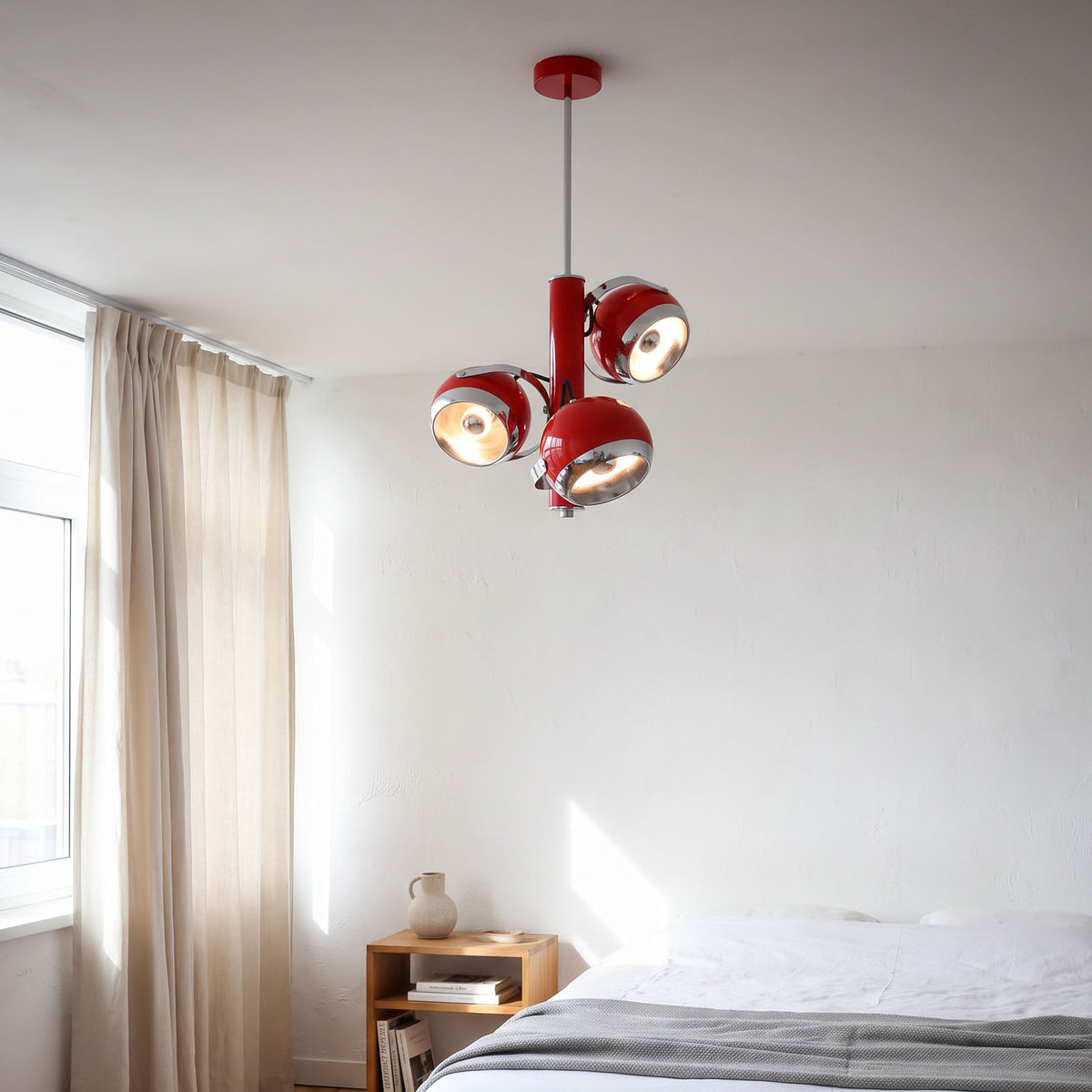 WOMO Memphis Multi‑head Globe Pendant Light-WM3240