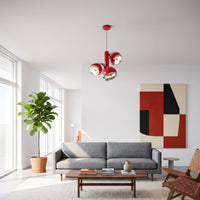 WOMO Memphis Multi‑head Globe Pendant Light-WM3240