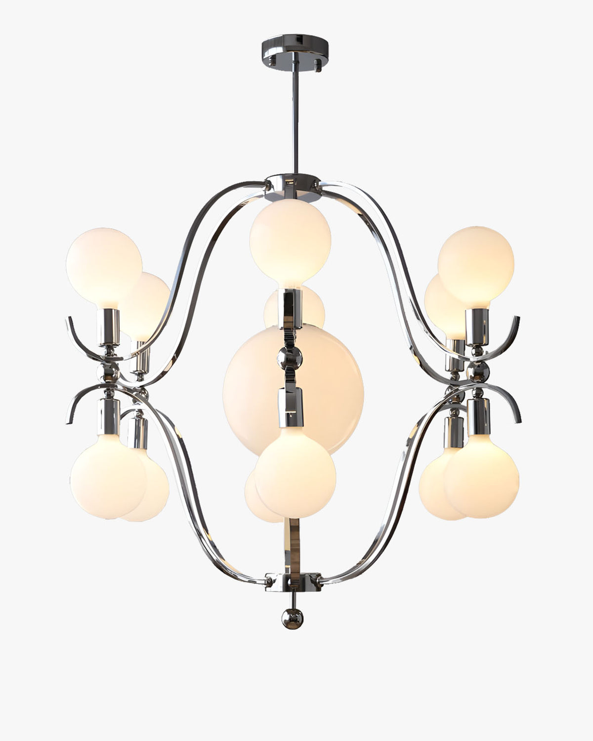 WOMO Bauhaus Globe Glass Chandelier-WM3242