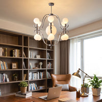 WOMO Bauhaus Globe Glass Chandelier-WM3242
