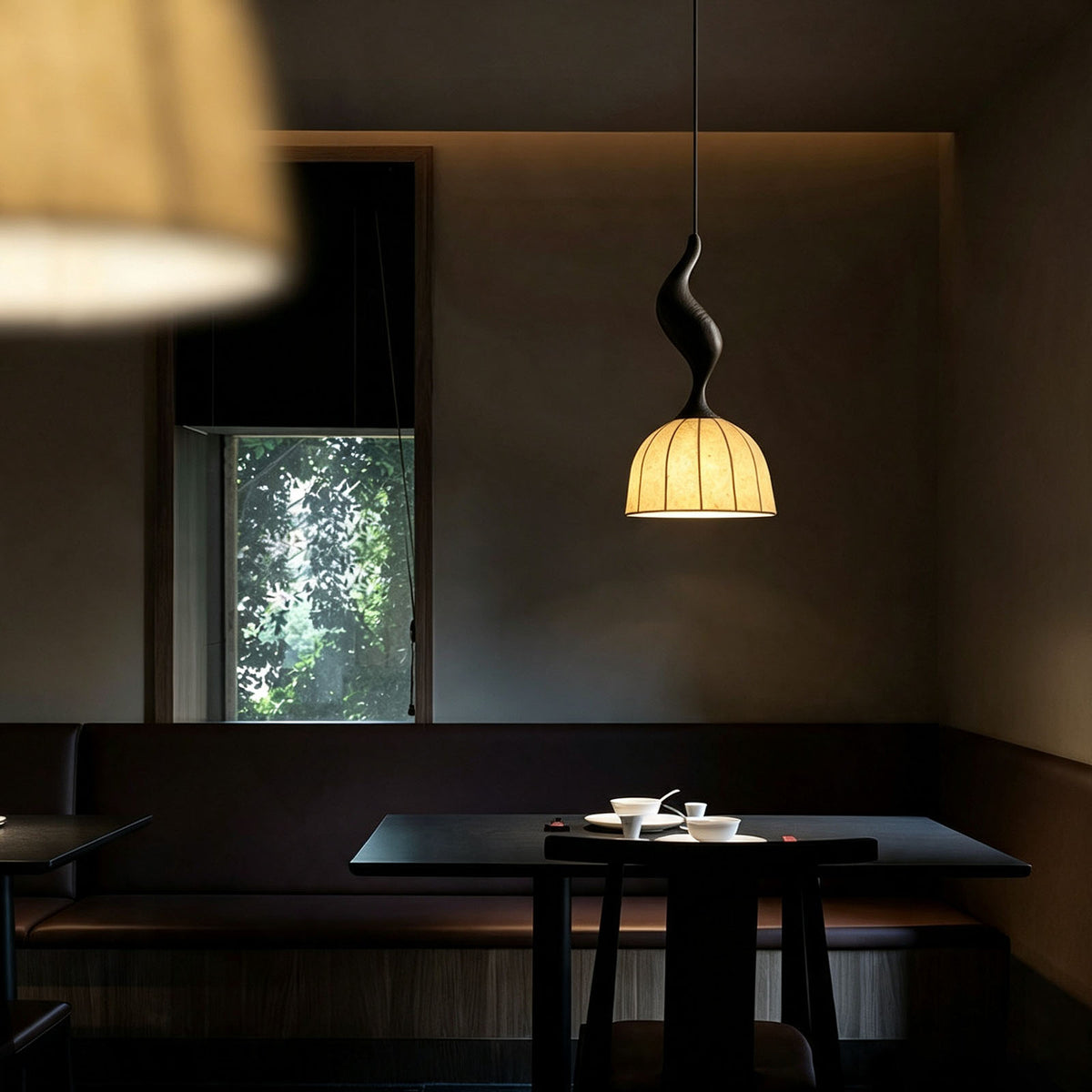 WOMO Bell Paper Shade Pendant Light-WM3244
