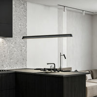 WOMO Minimalist Wooden LED Linear Pendant Light-WM3248