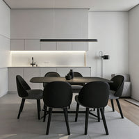 WOMO Modern Wooden Linear Pendant Light-WM3249