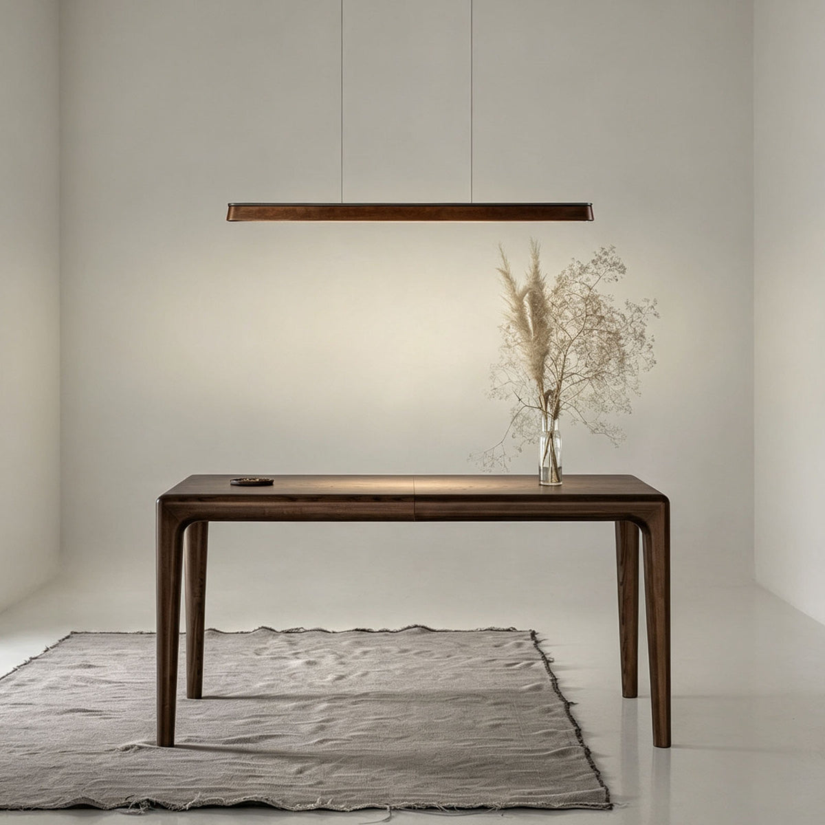 WOMO Modern Wooden Linear Pendant Light-WM3249