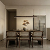 WOMO Modern Wooden Linear Pendant Light-WM3249
