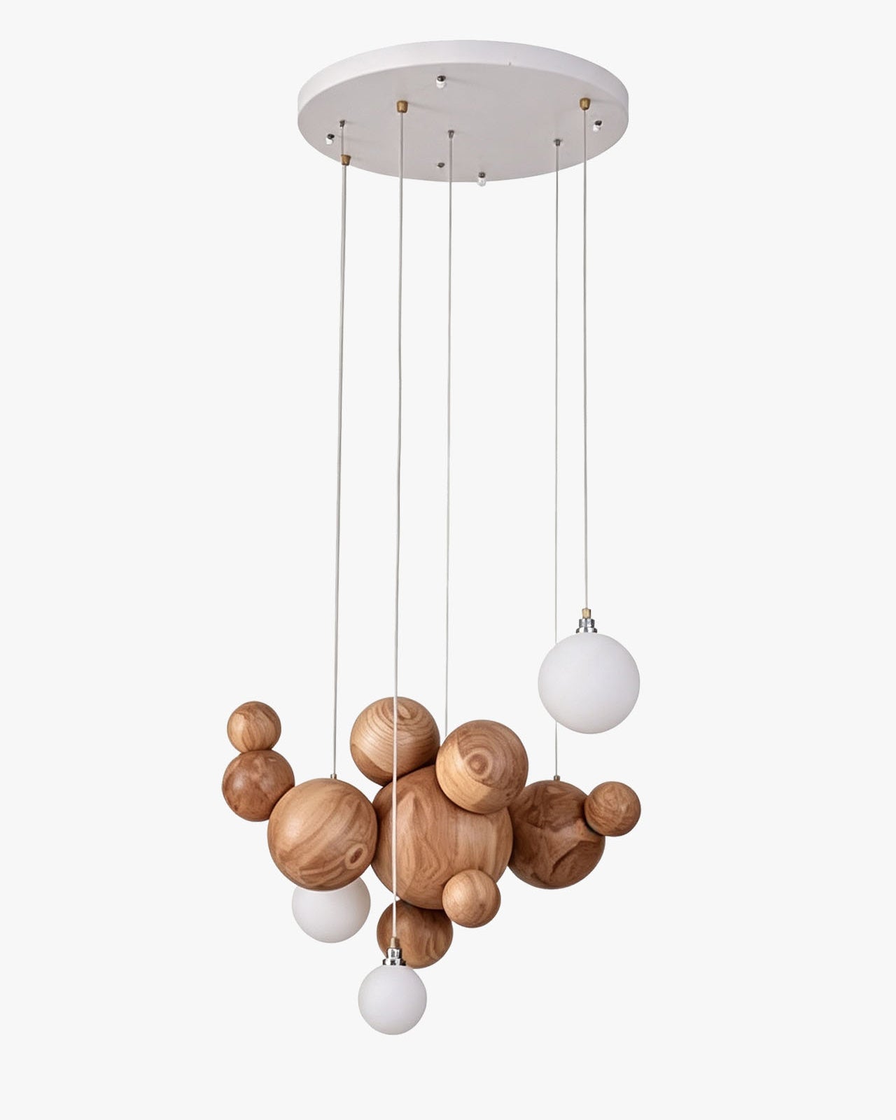 WOMO Wooden Bubble Pendant Light-WM3251