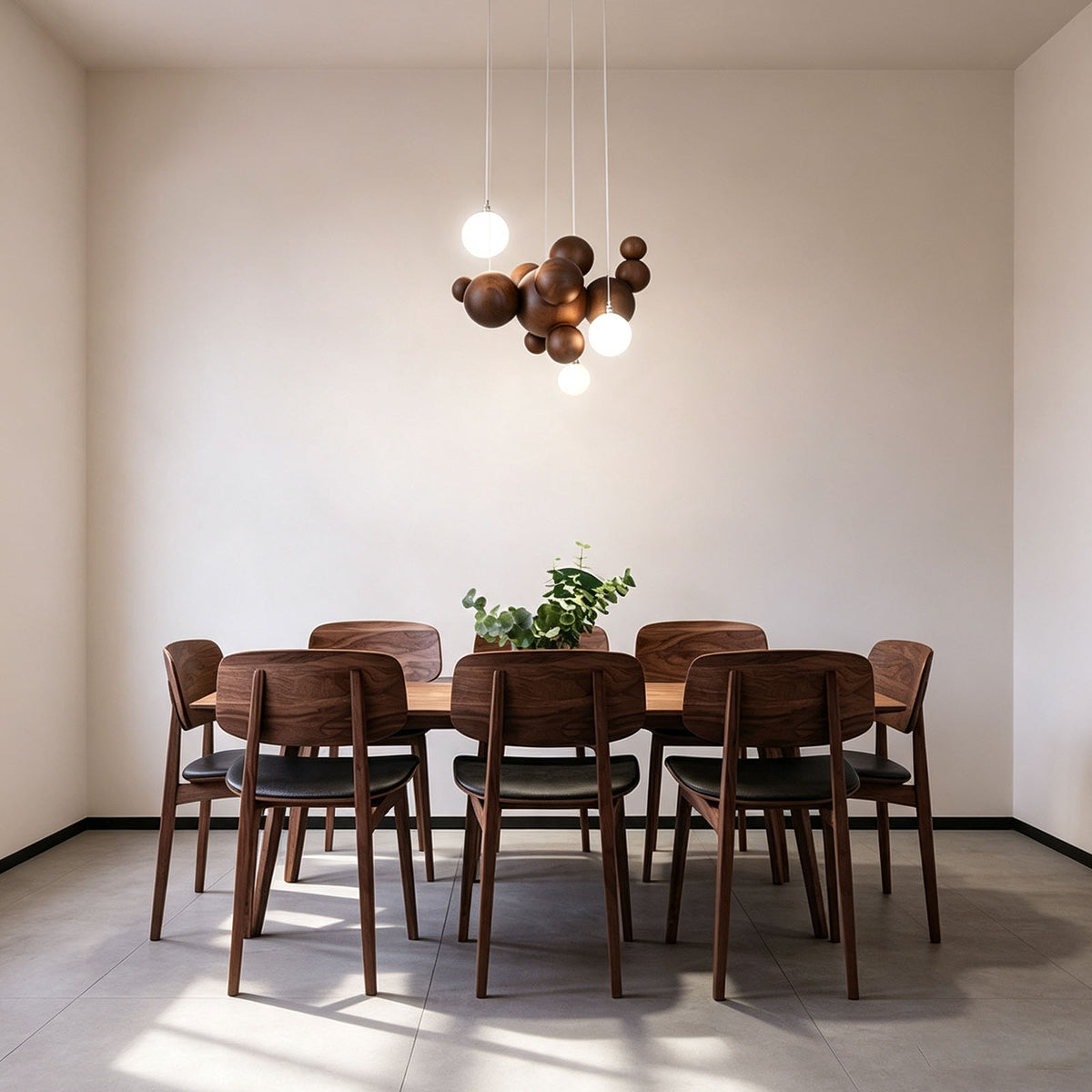 WOMO Wooden Bubble Pendant Light-WM3251