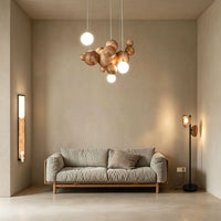 WOMO Wooden Bubble Pendant Light-WM3251