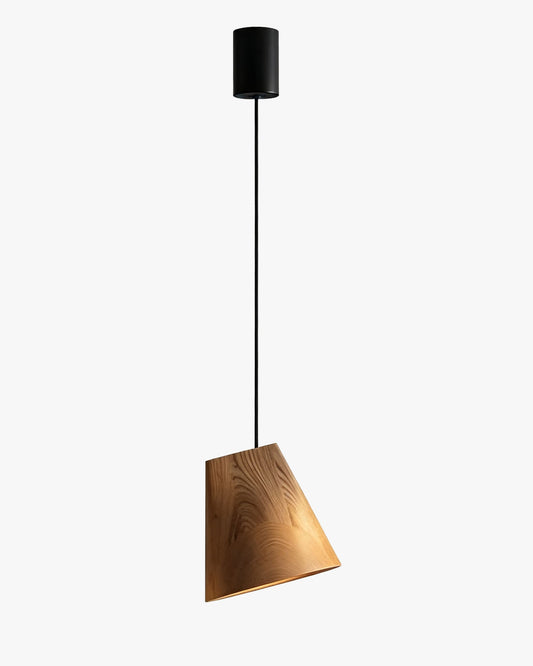 WOMO Wooden Taper Single Pendant Light-WM3256