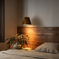 WOMO Wooden Taper Single Pendant Light-WM3256