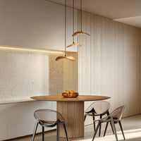 WOMO Wooden Leaf Pendant Light-WM3257