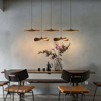 WOMO Wooden Leaf Pendant Light-WM3257