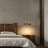 WOMO Wooden Leaf Pendant Light-WM3257